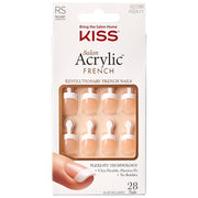 Kiss False Nails Salon Acrylic French Nails - Power Play